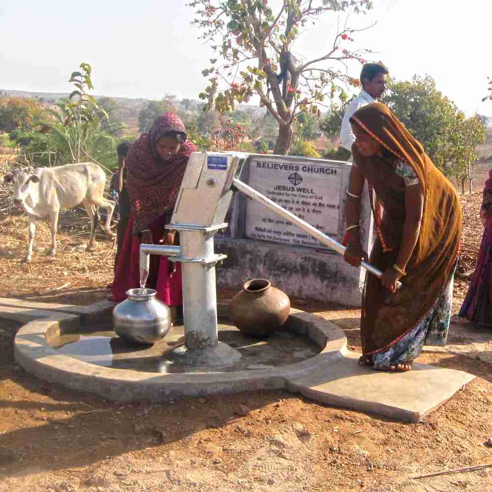 This Jesus Well provides this community with clean water even amid the driest of seasons