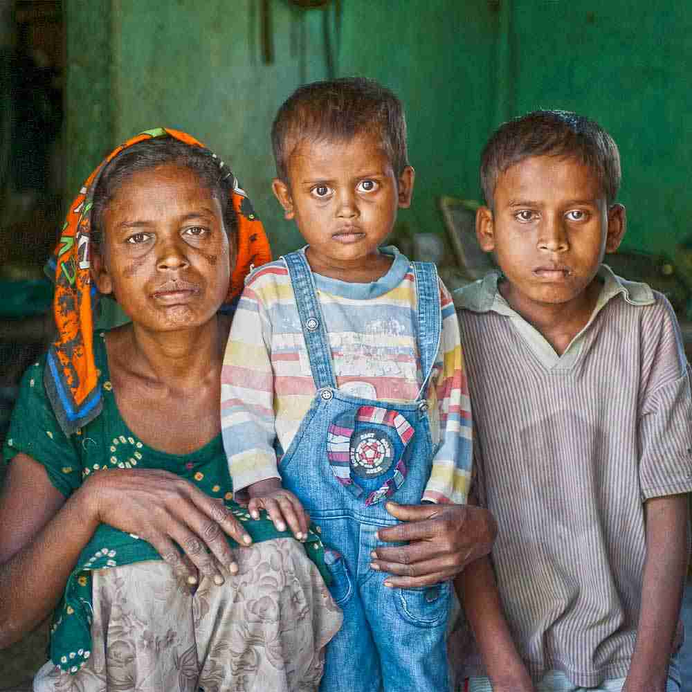 A family trapped in the cycle of poverty