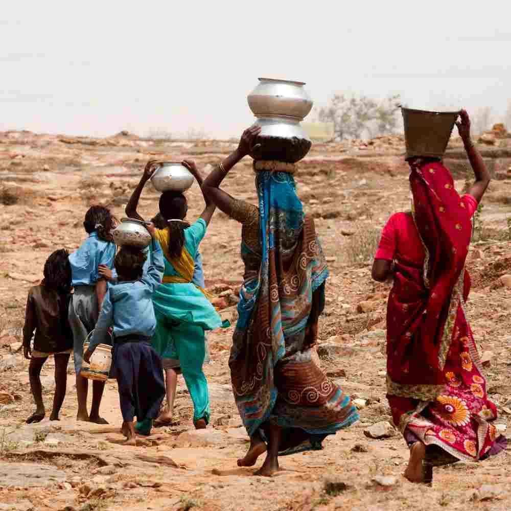 In places like South Asia and sub-Saharan Africa, many people must walk at least 30 minutes to collect water for their daily needs.