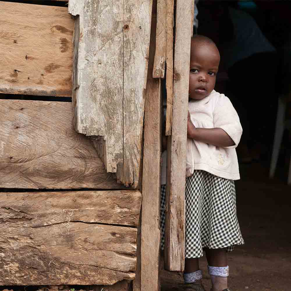 Child in poverty in Africa