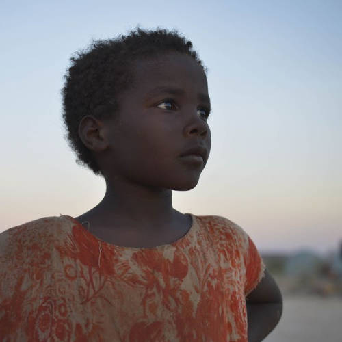Girl in poverty in Somalia