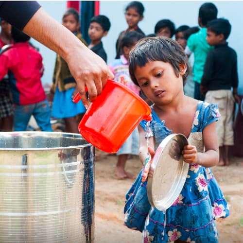 Children have access to clean water through GFA World (Gospel for Asia) child sponsorship program