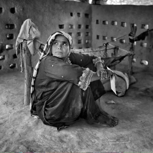 Woman in poverty from Pakistan