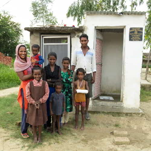 GFA installs hygienic toilets with dual-tank systems for optimal for sanitation in impoverished places