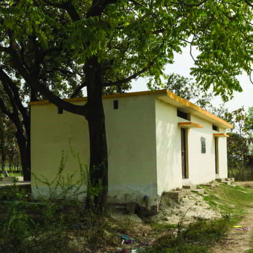 Modern outdoor toilets through GFA World give families in South Asia access to a basic human right