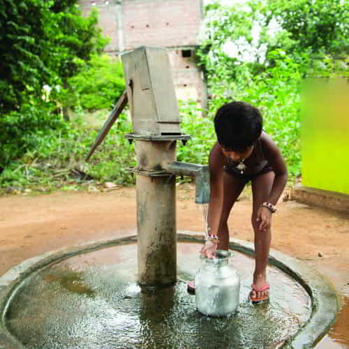 When you sponsor a kid in Africa or Asia, GFA provides clean water to families and communities by installing local Jesus Wells and providing BioSand Filters