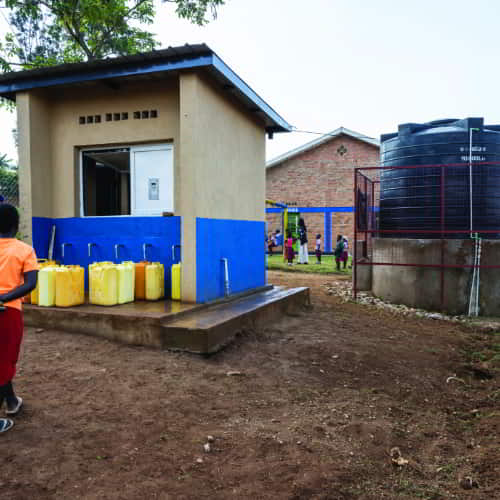 GFA World fresh water project in Kigali Rwanda
