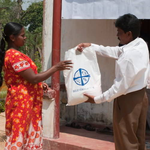 GFA World disaster relief volunteer supplies distribution