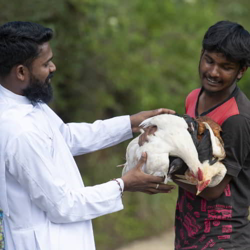 GFA World income generating gifts like chickens help break the poverty mentality