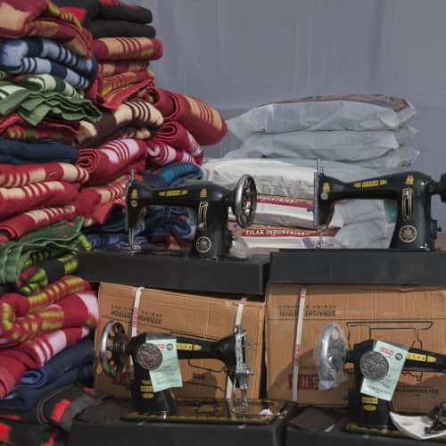 GFA World income generating gifts of sewing machines help fight the effects of poverty