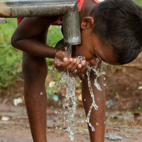 GFA World Jesus Wells help combat physical water scarcity by providing clean water to villages