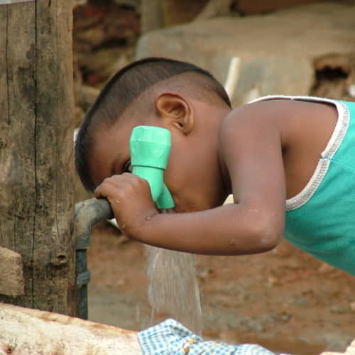 Easily accessible clean water through Jesus Wells helps break the cycle of poverty