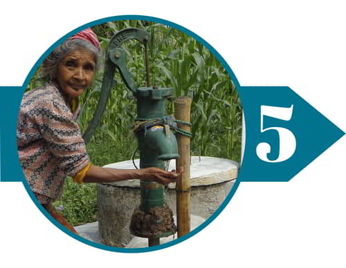Giving towards a water well project brings health to communities, which opens opportunities for poverty alleviation