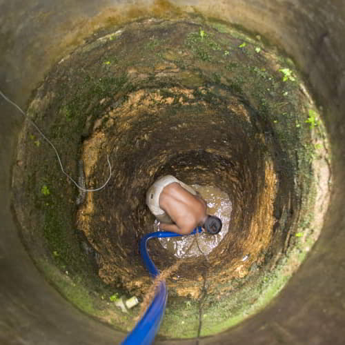 Many are dependent on contaminated, dirty, and impure water from open water wells