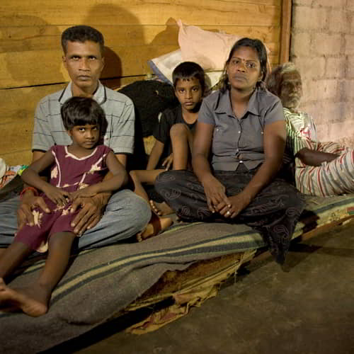 Family trapped in the poverty cycle