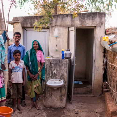 GFA World outdoor toilets provide dignity and safety to families in poverty