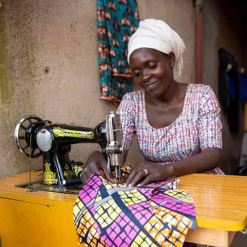 GFA World helps women escape poverty through gifts of sewing machines