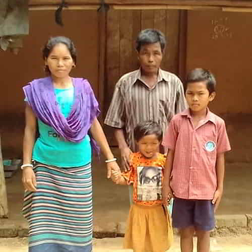 Saelig and his family in poverty