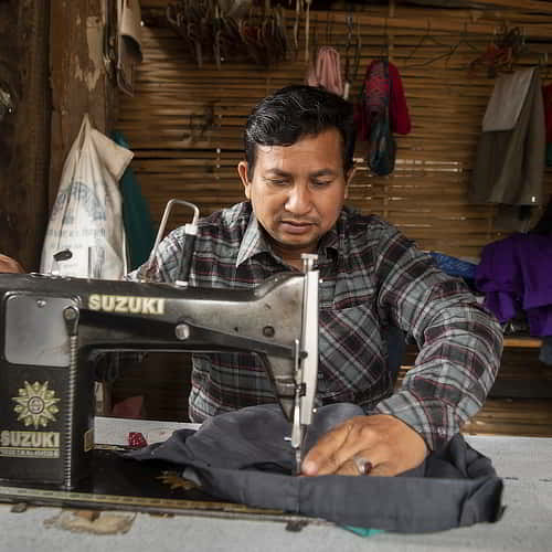 GFA World’s national missionaries serve those around them by providing income generating gifts like sewing machines