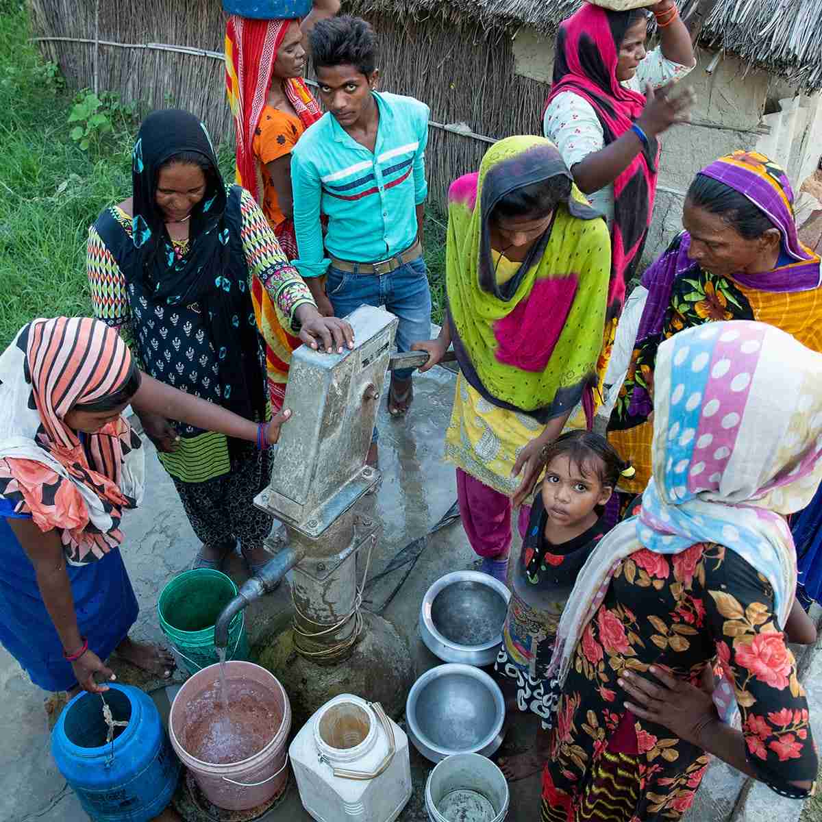 Village community enjoys clean water from Jesus Well