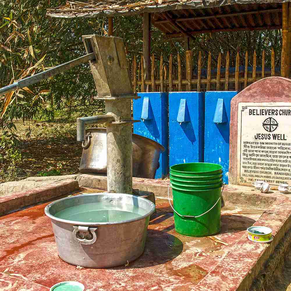 Jesus Wells and BioSand Water Filters provide communities with clean drinking water