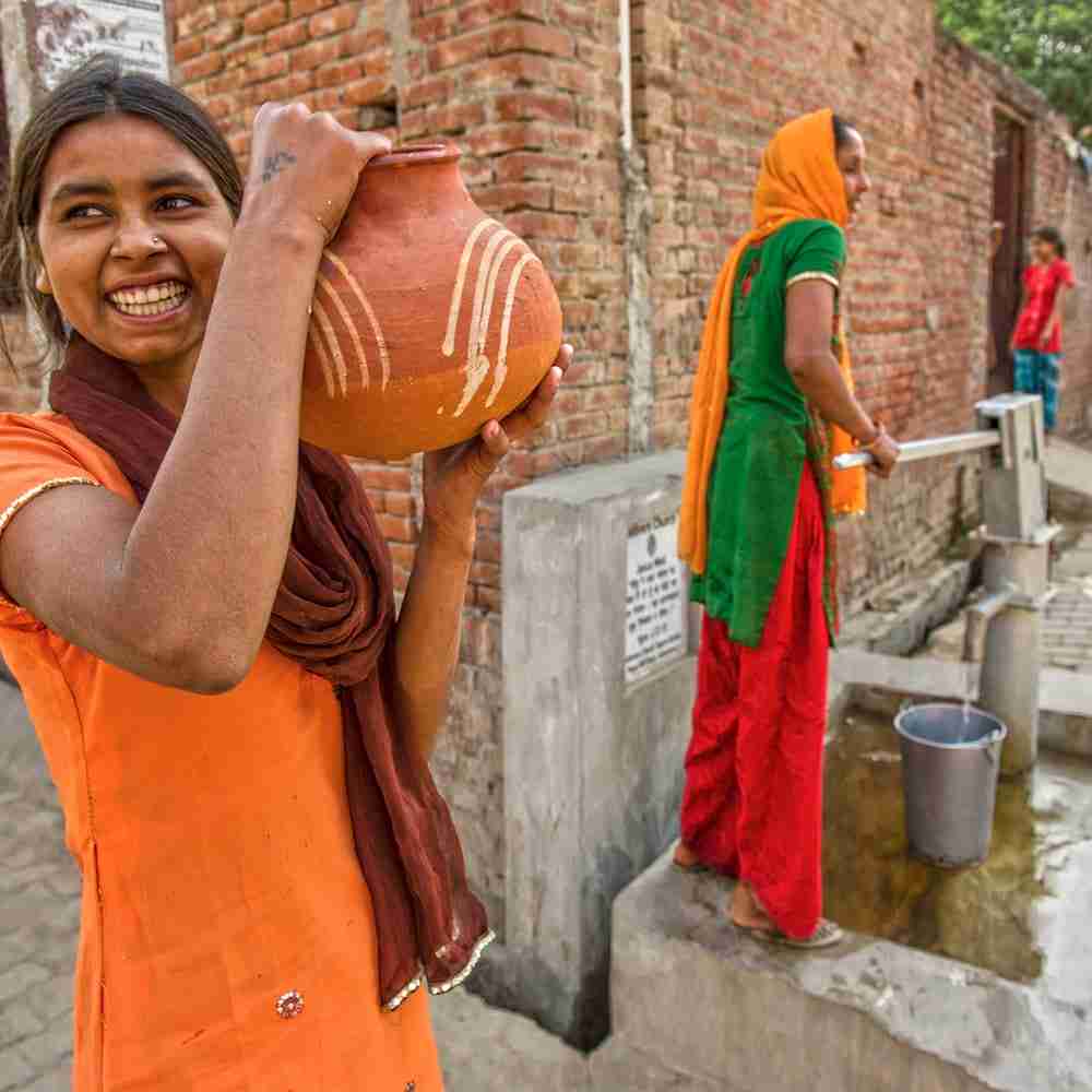 These women drew clean drinking water from Jesus Wells