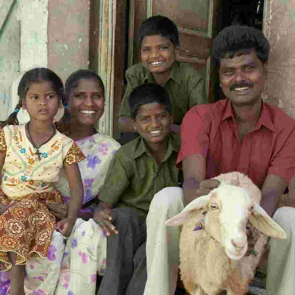 Christmas gifts like a goat means a lot to these families as it can give birth to couple of kids in six month. The multiplied numbers of kids a goat can give birth to, can over a period of time become a good money-generating source of income for the family.