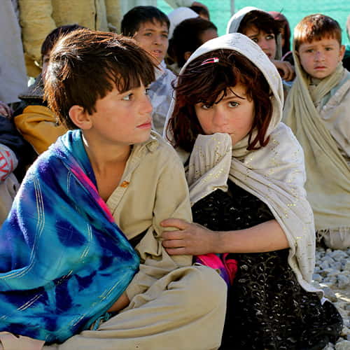 Afghanistan refugee children