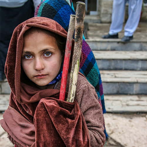 Girl child in poverty in Pakistan