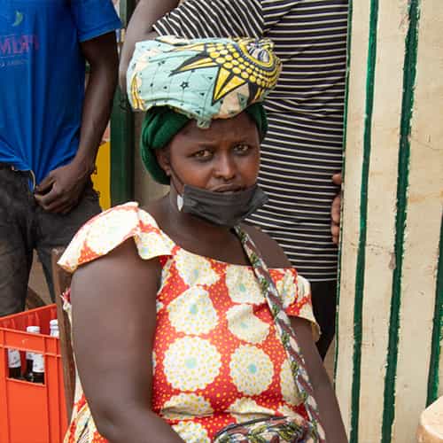 Idalene, a widow from Africa