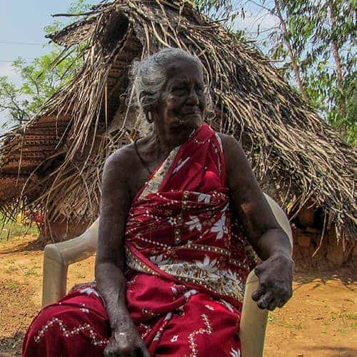 Leprosy patient widow