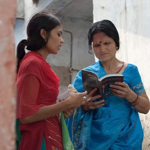 GFA World woman missionary sharing the Gospel