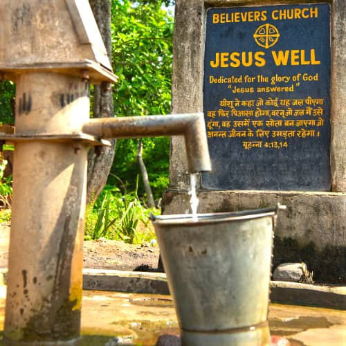 GFA World (Gospel for Asia) Jesus Wells provide clean water to entire villages