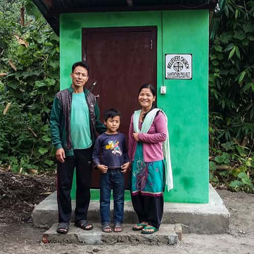 GFA World outdoor toilet brings safety and sanitation