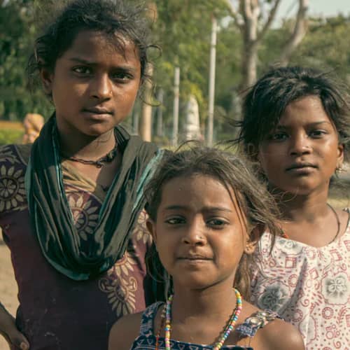 Girls from South Asia experiencing period poverty