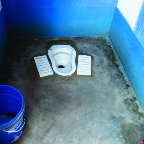 Another method of preventing illness in GFA’s international medical missions is providing proper toilets