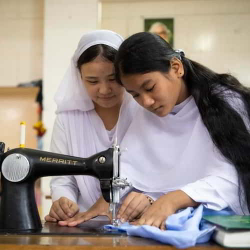 Through GFA's skills-training programs like tailoring, individuals are equipped to launch businesses for long-term success